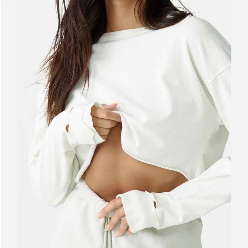 Josh Brown Soho Crop in Vintage White
